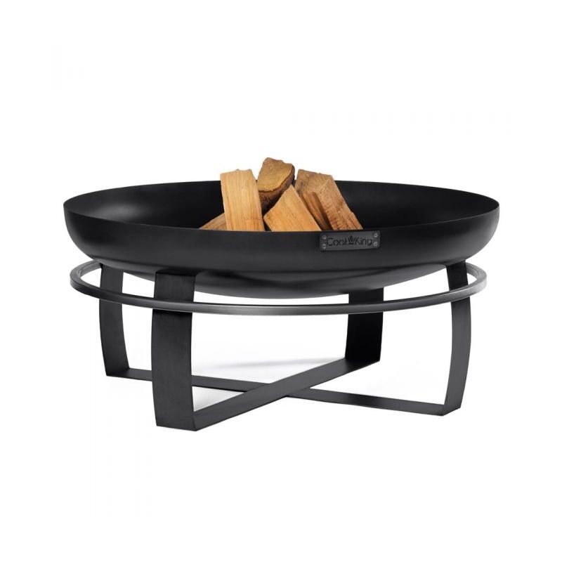 Cookking - Braséro de jardin viking, 100cm de diamètre, acier naturel 111263