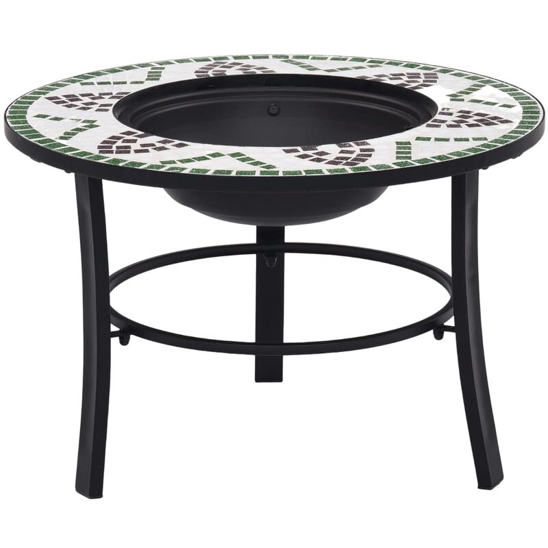 

Brasero de mosaico cerámica verde 68 cm