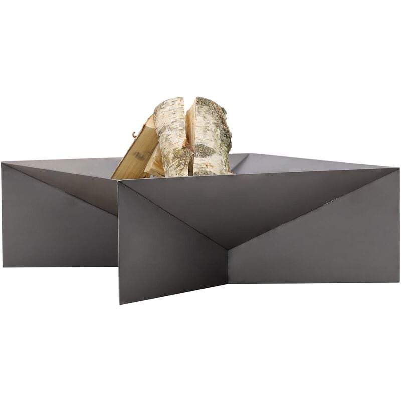 Farmcook - Brasero en acier pieds géométriques 60 cm