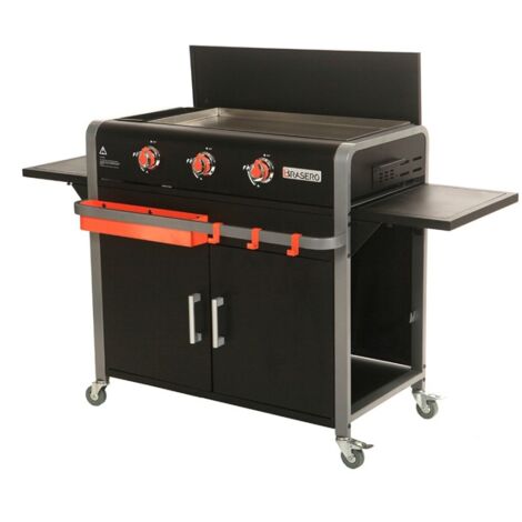 BRASERO - Lola - Plancha 3 feux à gaz