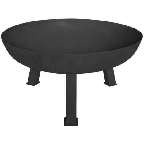 Brasero negro 75x37cm Perel - Negro