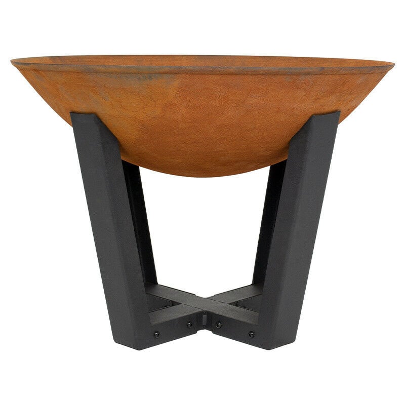 Buschbeck - Brasero en acier oxydé 40 cm de diamètre