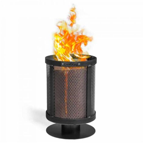 Braséro pour torche suédoise DAKAR, diamètre de 20cm, acier naturel, CookKing, 111462