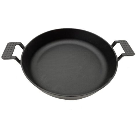 Brasero – Sauteuse en fonte FlexiGrill pour barbecue gaz Emma – Cuisson optimale légumes et viandes – Répartition uniforme de la chaleur