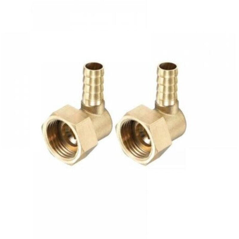 Image of Brass Barbed Hose Elbow Fitting 10mm&hellip;