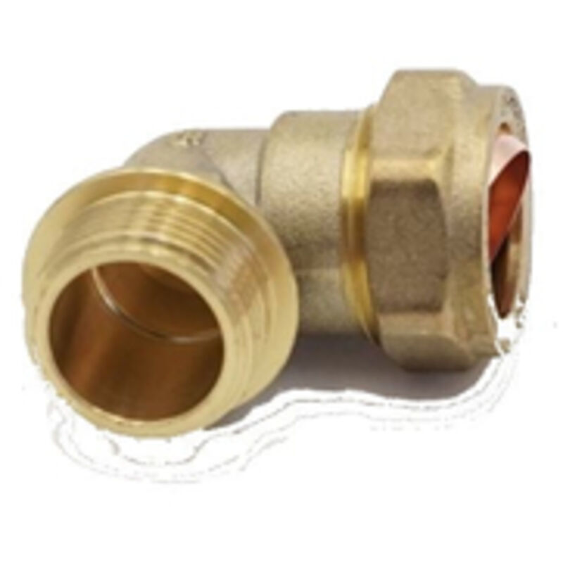 Image of Brass Compression Elbow 22mm x 3/4"&hellip;