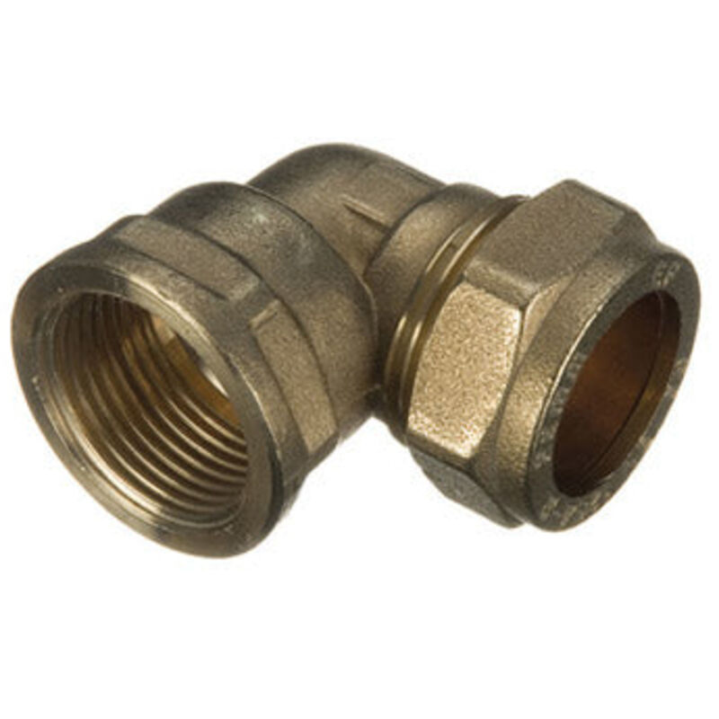 Image of Brass Compression Elbow 8mm x 1/4"&hellip;