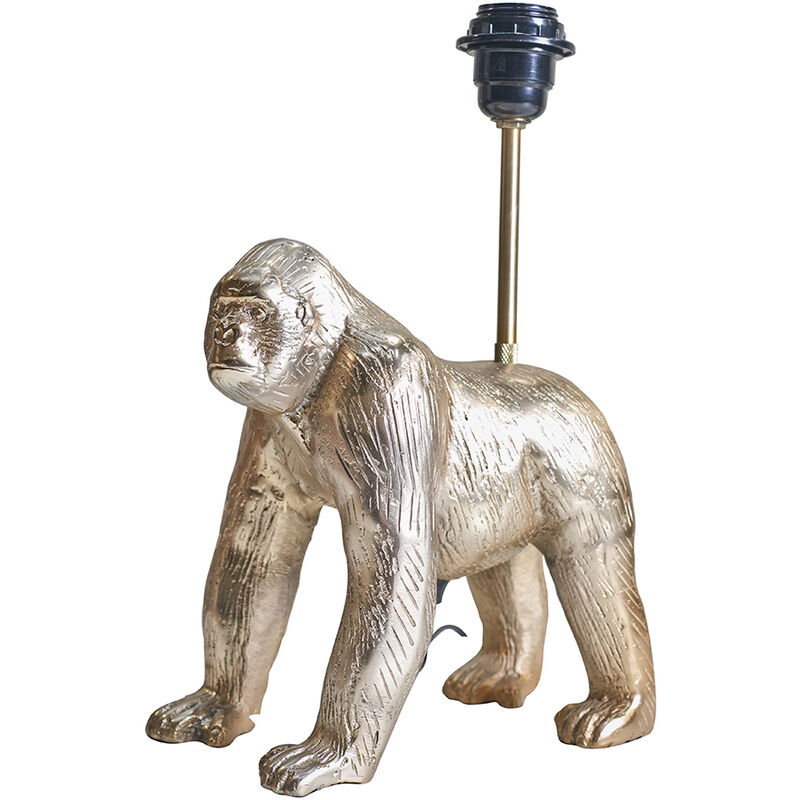 Brass Gorilla Design Table Lamp Light Base - 0