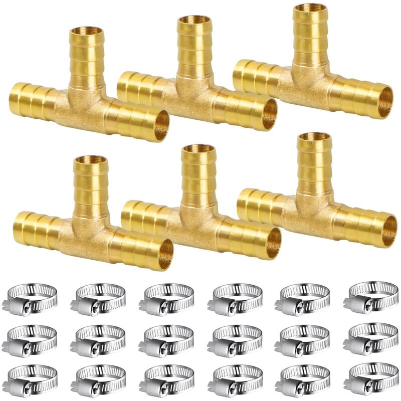 Image of Brass Hose Connector, 10mm Pneumatic Connector,&hellip;