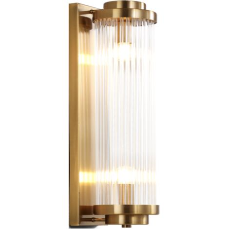 Brass Ionic – Kristallwandleuchte – Säule 40 cm