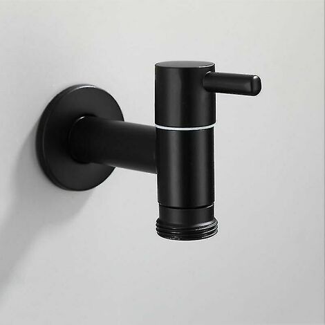 Brass - Outdoor Garden Faucet Water Tap Bibcock1pcs-black-304