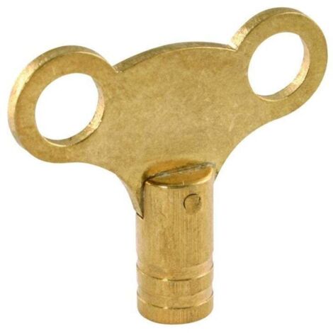 Brass radiator key, radiator air bleeder, suitable for most radiators
