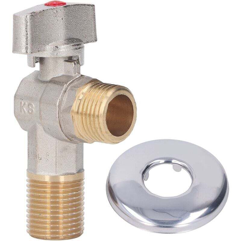 Image of Brass triangular valve with G1/2 thread,&hellip;