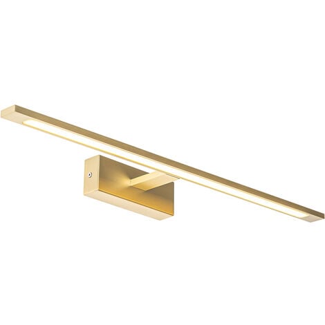 QAZQA Brass Wall Light 62 cm Incl. LED IP44 - Jerre