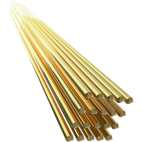 Brass welding wire Brass welding rod No need welding powder, 1.6 mm 250 mm 20 pieces N1R3VSKY8
