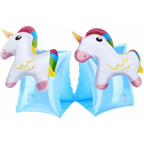 Brassard Gonflable, Bandes de Bras Flotteurs Piscine Natation pour Enfant 3-6 Ans, Brassards de Natation Dessinée Aide à la Nage Bébé 13Treize