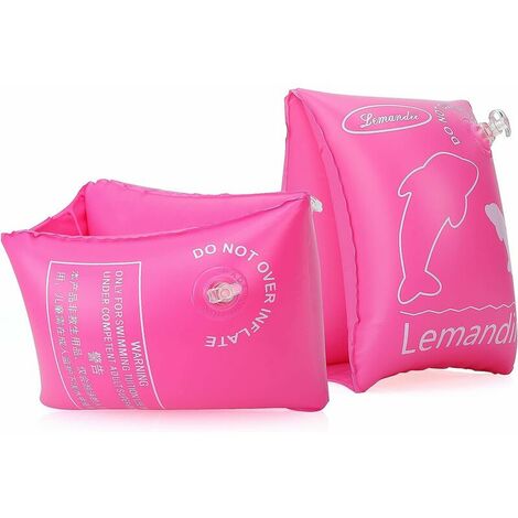 Brassard Piscine Enfant, Motif de Dauphin Brassard Bebe 1 2 3 Ans, Brassard Gonflable 4-8 Ans, Bandes de Bras Flotteurs Piscine Natation pour Enfant, Entraînement Sécuritaire pour Enfant