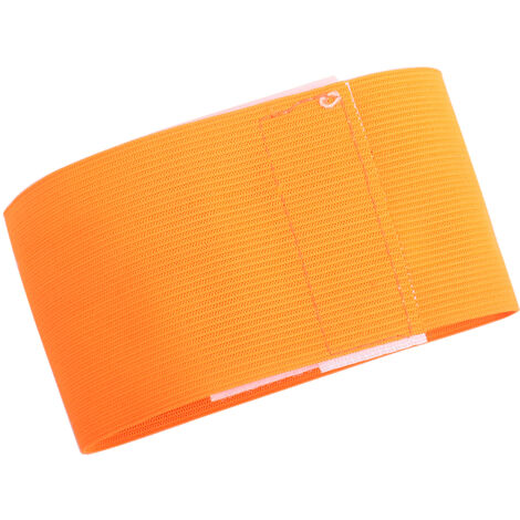 Brassards de Football Réglables pour Équipes Sportives Extérieur (Orange)