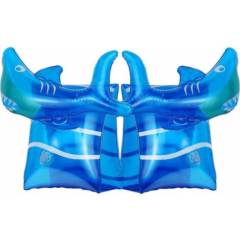 Brassards gonflables pour enfants (âgés de 3 à 6 ans), bras de piscine, manches flottantes, tube flottant, ailes d'eau, brassards de natation, jusqu'à 55 lb