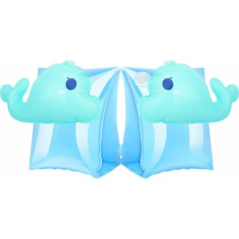 Brassards gonflables pour enfants (âgés de 3 à 6 ans), bras de piscine, manches flottantes, tube flottant, ailes d'eau, brassards de natation, jusqu'à 55 lb