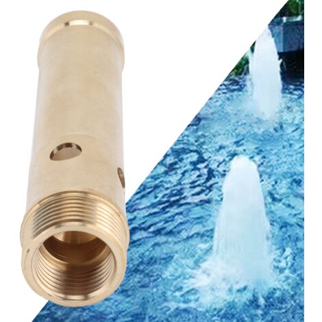 Brassée Springbrunnendüse G1/2 Innengewinde G3/4 Außengewinde, Kupfer-Sprinklerkopf für Teich und Garten