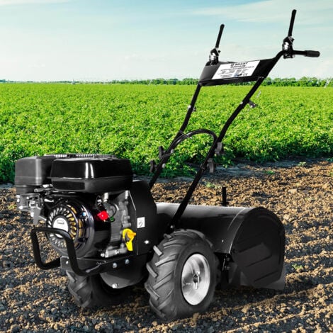 BRAST Benzin Motorhacke 5,15kW (7,0PS) 50cm Arbeitsbreite Gartenfräse Ackerfräse Bodenfräse 212ccm