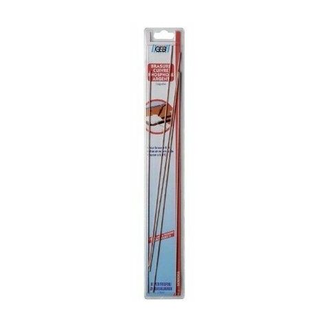 Brasure cuivre/phosphore/argent 5 baguettes