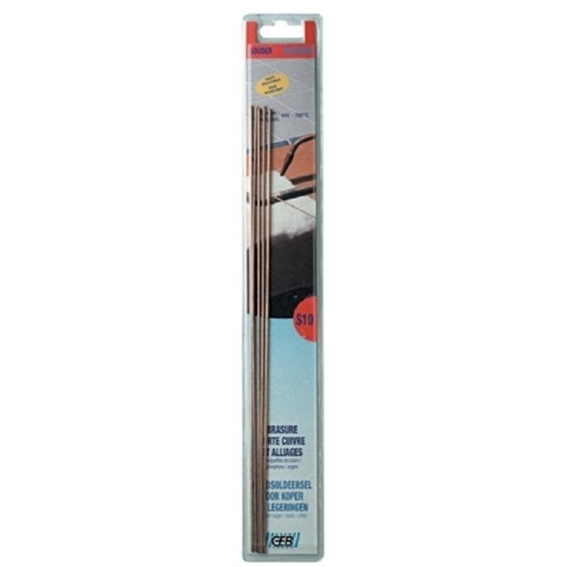 Brasure forte cuivre et phosphore - 5 tiges