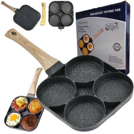 Bratpfanne für Pfannkuchen, Eier, Pfannkuchen, Pfannkuchen, 4 Bleche