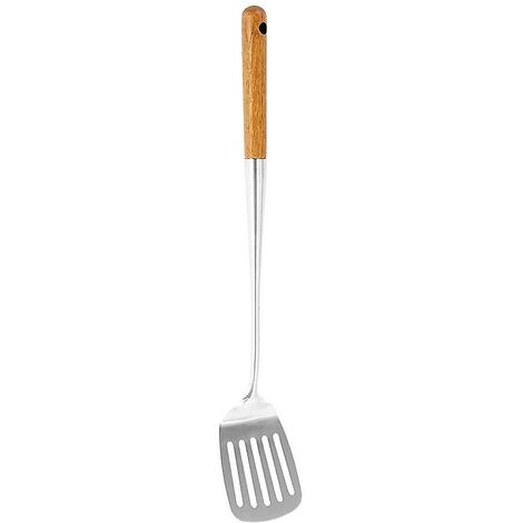 Bratspatel, 17Zoll Spatel für Wok, Edelstahl Wok Spatel