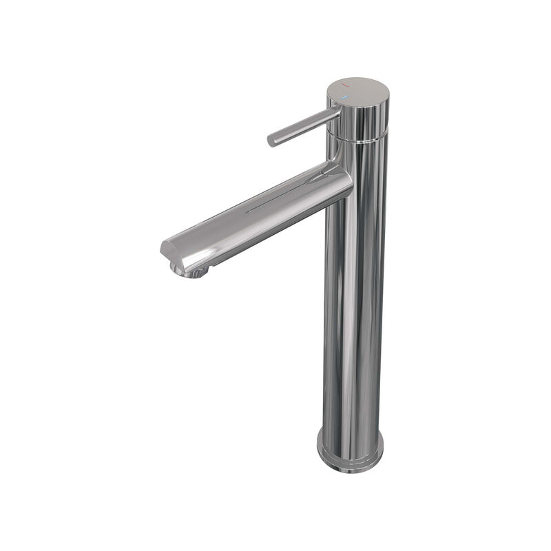 Brauer Chrome Edition mitigeur de lavabo ColdStart rehaussé 1 trou avec levier à poser chrome poli