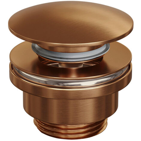 Brauer Copper Edition Bonde obturable clic clac Cuivre brossé