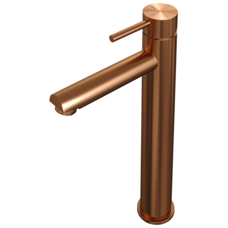 Brauer Copper Edition Robinet lavabo rehaussé poignée standard ColdStart Cuivre brossé PVD