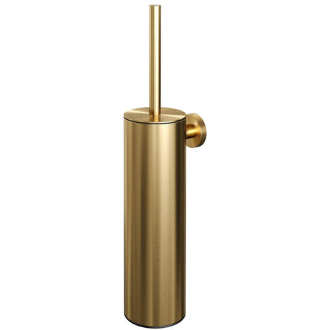 Brauer Gold Edition Ensemble brosse WC modèle mural Or brossé PVD
