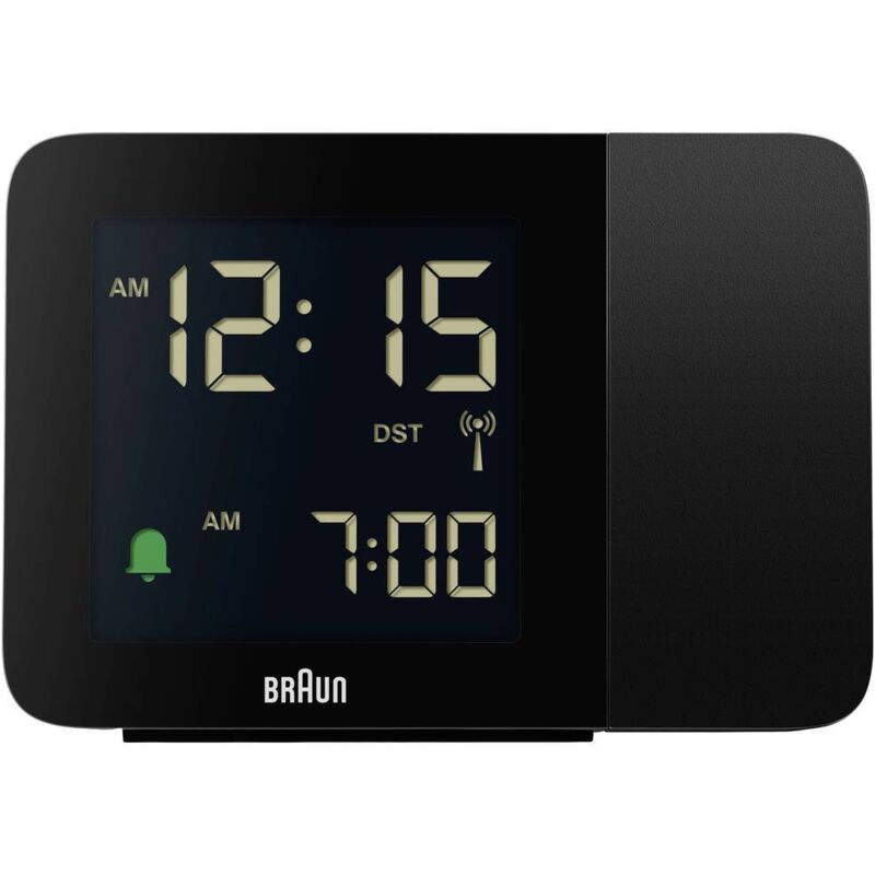Braun - BC15B-DCF radiopiloté(e) Réveil noir