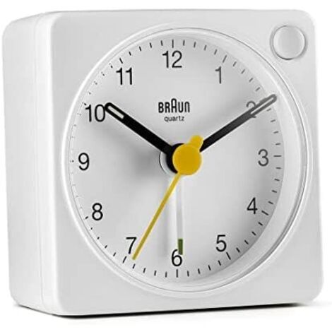 Braun BC 02 XW alarme à quartz blanc avec interrupteur brand Braun