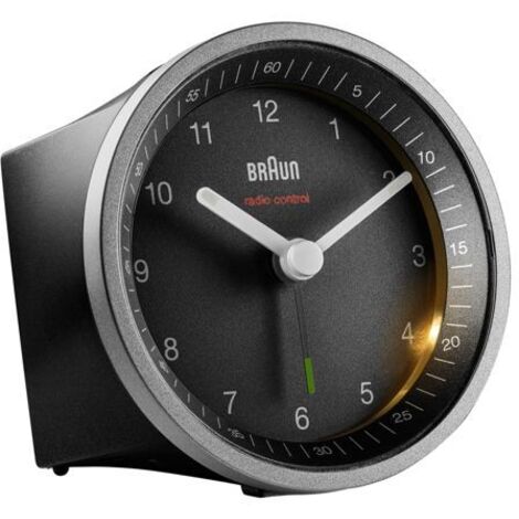 Braun BC 07 SB-DCF Funkwecker silber-schwarz