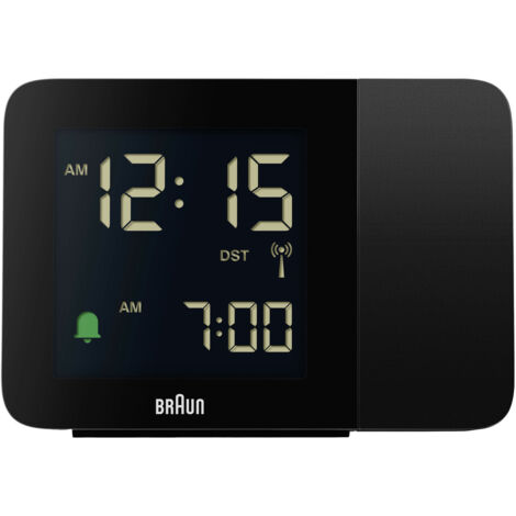 Braun BC15B-DCF Funk Wecker Schwarz