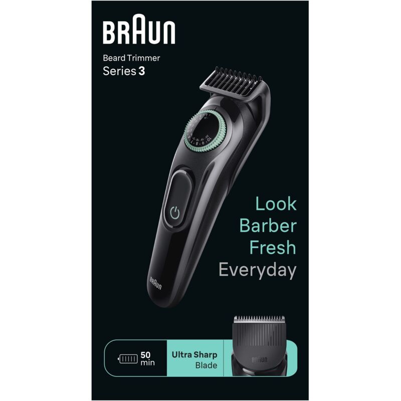 Braun Series 3, Recortadora De Barba Para Hombre. Producto Europeo con Garantía Oficial.