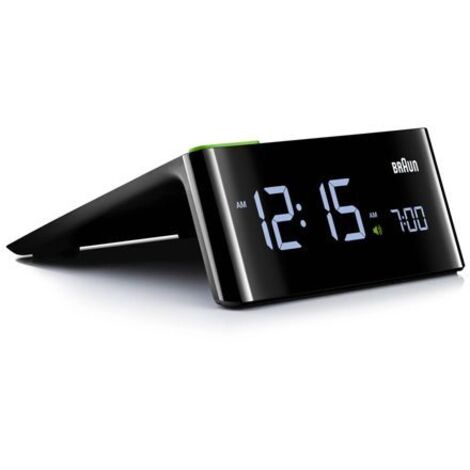 Braun BNC 016 BKEU LED Wecker schwarz Uhren und Wecker
