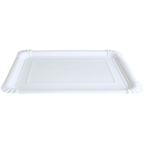 Braun & Company By nature weiß Teller 16,5x23 cm Pappe 20er Pack Pappteller