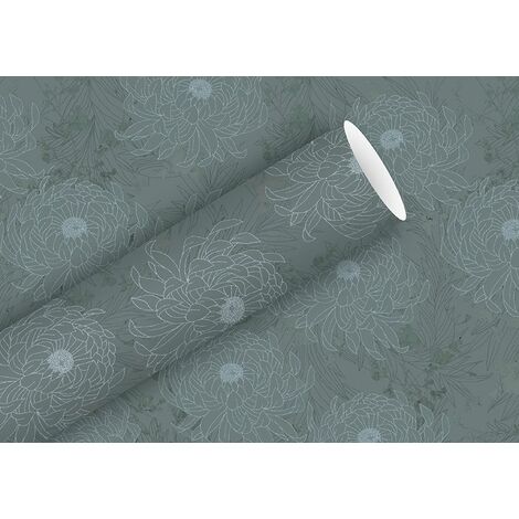 Braun & Company Geschenkpapier grau 1,5 m x 70 cm Geschenkverpackungen