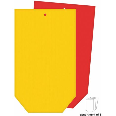 Braun & Company Geschenktasche gelb rot 13 x 22 cm Geschenkverpackungen