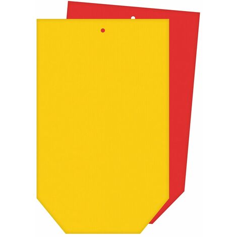 Braun & Company Geschenktasche gelb rot 16 x 26 cm Geschenkverpackungen