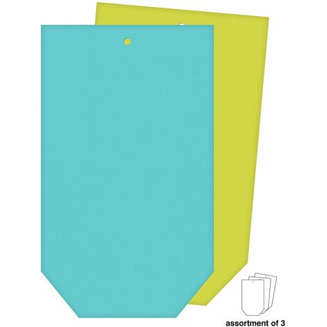 Braun & Company Geschenktasche grün blau 13 x 22 cm Geschenkverpackungen