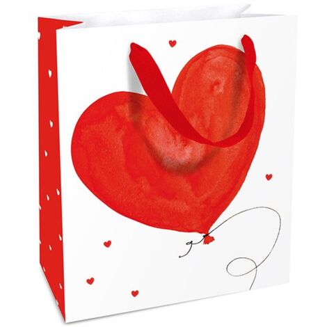 Braun & Company Geschenktragetasche Big Balloon 18 x 21 x 8 cm Papiertüte