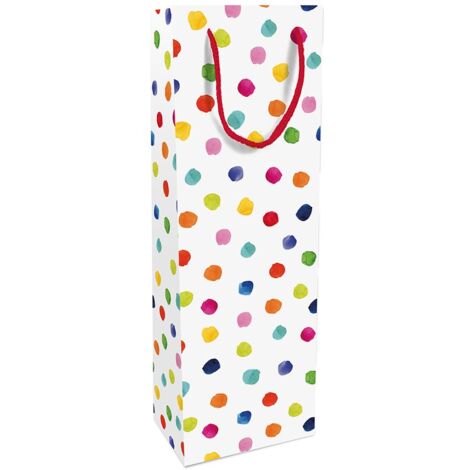 Braun & Company Geschenktragetasche Happy Dots 12 x 37 x 8 cm Papiertüte