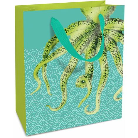 Braun & Company Geschenktragetasche Oktopus 18 x 21 x 8cm Geschenktüte