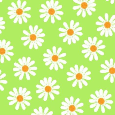 Braun & Company Servietten Motiv Dancing Daisies grün 25 x 25cm 20er Pack