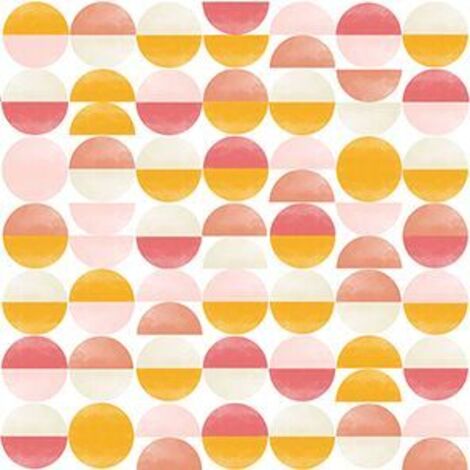 Braun & Company Servietten Motiv Soft Circles puder 33x33cm Tischservietten